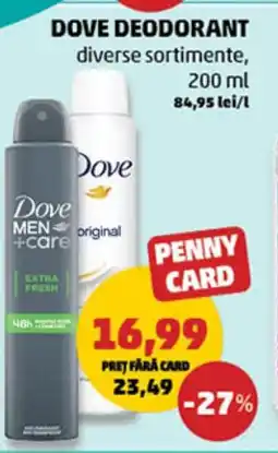 Penny DOVE Deodorant Ofertă