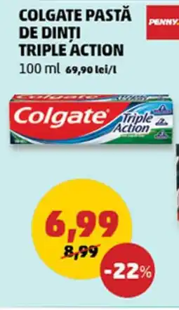 Penny COLGATE Pastă de dinți triple action Ofertă