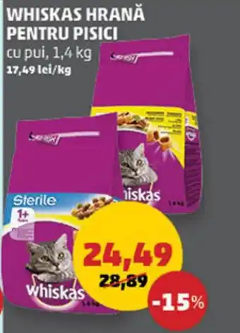 Penny WHISKAS Hrană pentru pisici Ofertă