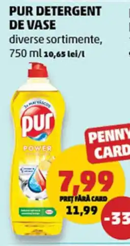 Penny PUR Detergent de vase Ofertă