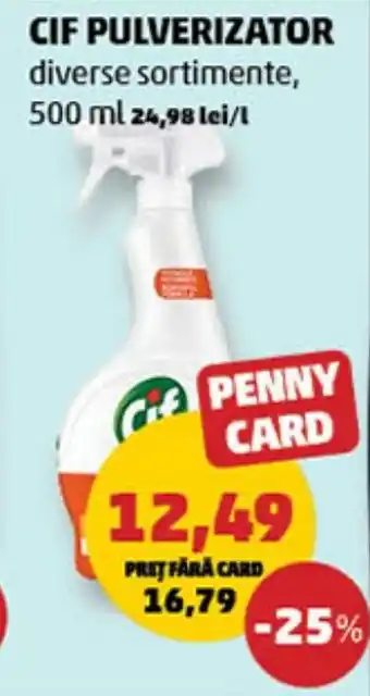 Penny CIF pulverizator Ofertă