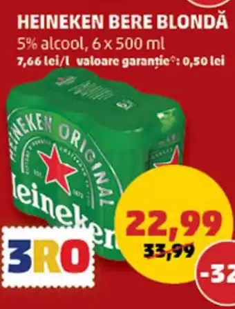 Penny HEINEKEN Bere blondă Ofertă