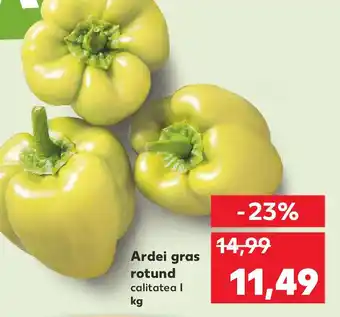 Kaufland Ardei gras rotund Ofertă