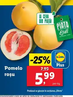 Lidl Pomelo roşu Ofertă