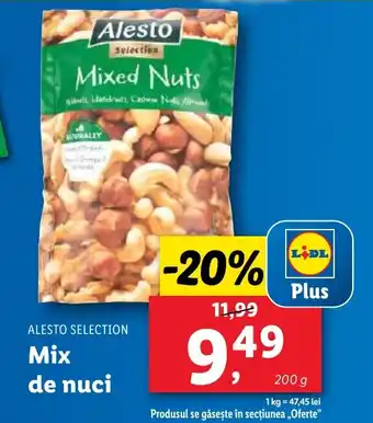 Lidl ALESTO SELECTION Mix de nuci Ofertă