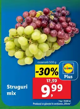 Lidl Struguri mix Ofertă