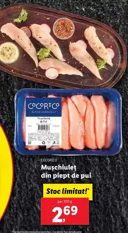 Lidl COCORICO Muschiuleţ din piept de pui Ofertă