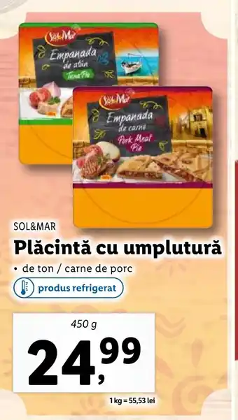 Lidl SOL&MAR Plăcintă cu umplutură Ofertă