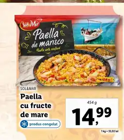 Lidl SOL&MAR Paella cu fructe de mare Ofertă