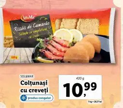 Lidl SOL&MAR Colțunaşi cu creveţi Ofertă