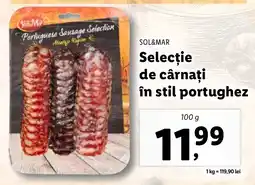 Lidl SOL&MAR Selecţie de cârnaţi în stil portughez Ofertă