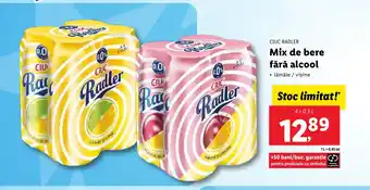 Lidl CIUC Radler Mix de bere fără alcool Ofertă