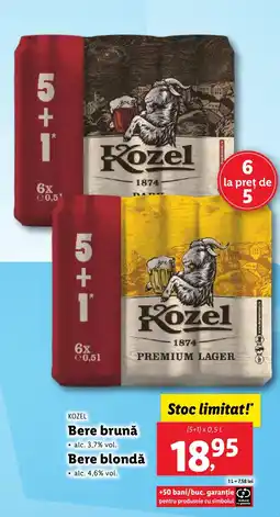 Lidl KOZEL Ofertă