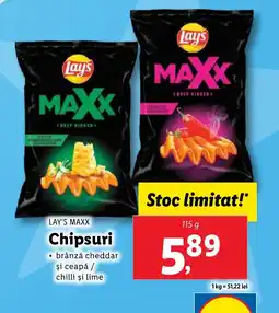 Lidl LAY'S Maxx Chipsuri Ofertă