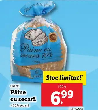 Lidl GREWE Paine cu secara Ofertă