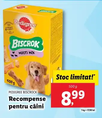 Lidl PEDIGREE BISCROCK Recompense pentru câini Ofertă