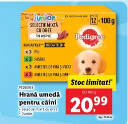 Lidl PEDIGREE Hrană umedă pentru câini Ofertă