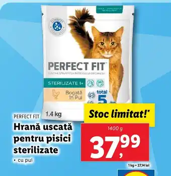 Lidl PERFECT FIT Hrană uscată pentru pisici sterilizate Ofertă