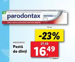 Lidl PARODONTAX Pastă de dinți Ofertă