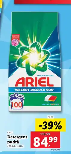 Lidl ARIEL Detergent pudră Ofertă