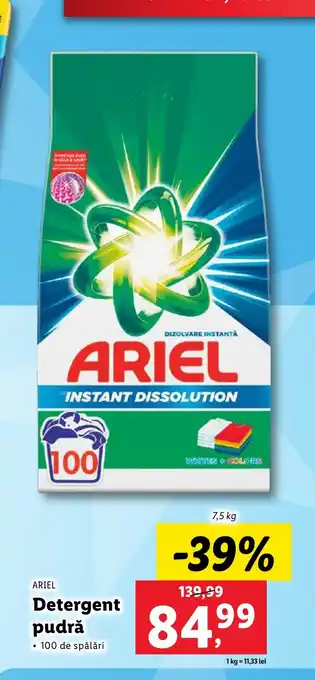 Lidl ARIEL Detergent pudră Ofertă