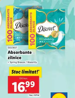 Lidl DISCREET Absorbante zilnice Ofertă