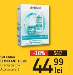 Supeco Set cadou ELMIPLANT X Cell: Cremă de zi + Apǎ micelarǎ Ofertă