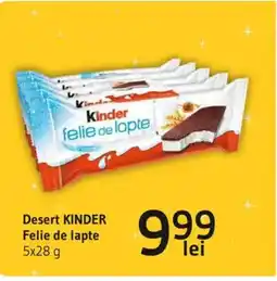 Supeco Desert KINDER Felie de lapte Ofertă