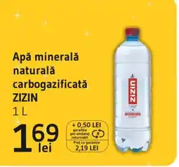 Supeco Apă minerală naturalǎ carbogazificată ZIZIN Ofertă