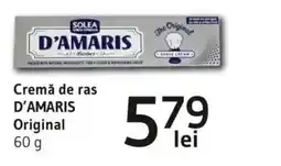 Supeco Cremă de ras D'AMARIS Original Ofertă