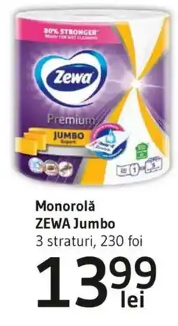 Supeco Monorolǎ ZEWA Jumbo Ofertă