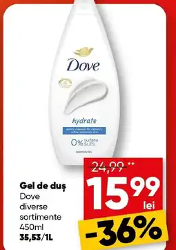 PROFI Gel de duş Dove Ofertă