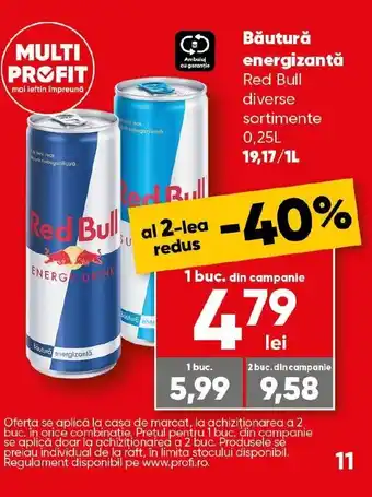 PROFI Băutură energizantă Red Bull Ofertă