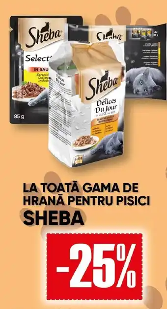 PROFI La toată gama de hrană pentru pisici Sheba Ofertă