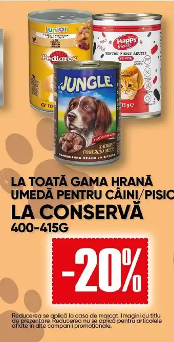 PROFI La toată gama hrană umedă pentru câini/pisici La conservă Ofertă