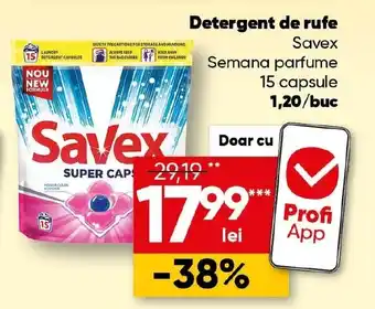 PROFI Detergent de rufe Savex Ofertă