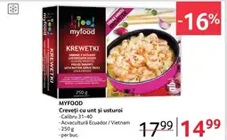 Selgros MYFOOD Creveţi cu unt şi usturoi Ofertă