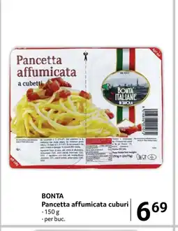 Selgros BONTA Pancetta affumicata cuburi Ofertă