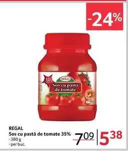 Selgros REGAL Sos cu pastă de tomate 35% Ofertă