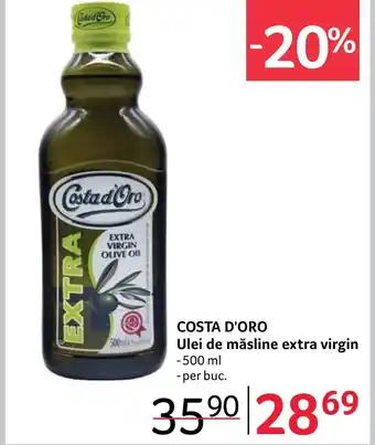 Selgros COSTA D'ORO Ulei de măsline extra virgin Ofertă