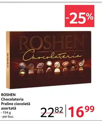 Selgros ROSHEN Chocolateria Praline ciocolată asortată Ofertă