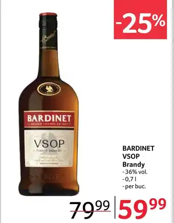 Selgros BARDINET VSOP Brandy Ofertă