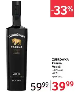 Selgros ŻUBRÓWKA Czarna Vodcă Ofertă