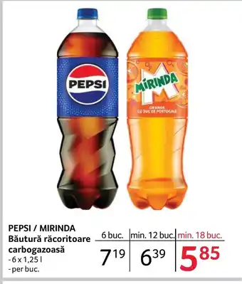 Selgros PEPSI / MIRINDA Băutură răcoritoare carbogazoasă Ofertă