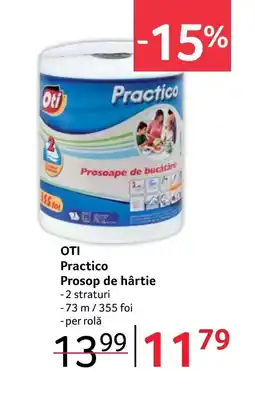 Selgros OTI Practico Prosop de hârtie Ofertă