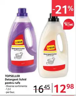 Selgros TOPSELLER Detergent lichid pentru rufe Ofertă