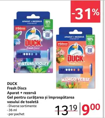 Selgros DUCK Fresh Discs Aparat + rezervă Ofertă