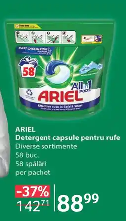 Selgros ARIEL Detergent capsule pentru rufe Ofertă