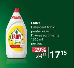 Selgros FAIRY Detergent lichid pentru vase Ofertă