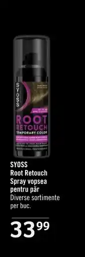 Selgros SYOSS Root Retouch Spray vopsea pentru păr Ofertă